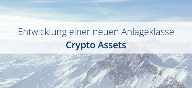 F5 Slogan - Entwicklung einer neuen Anlageklasse. Crypto Assets