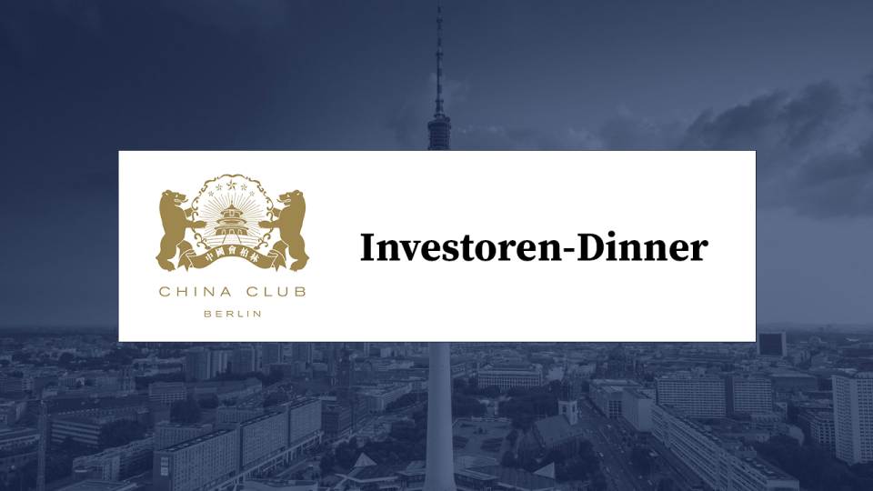 Investoren-Dinner in Berlin August 2023