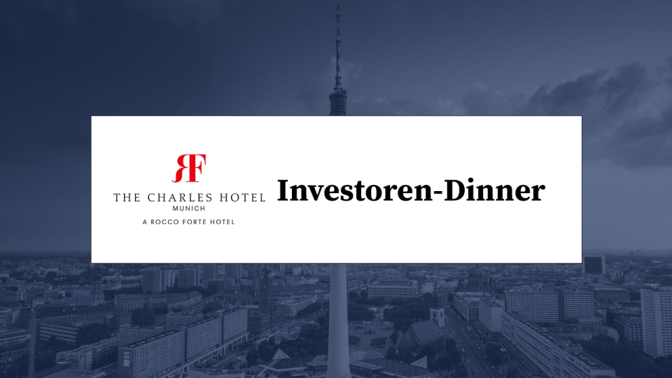 Investoren-Dinner München August 2023