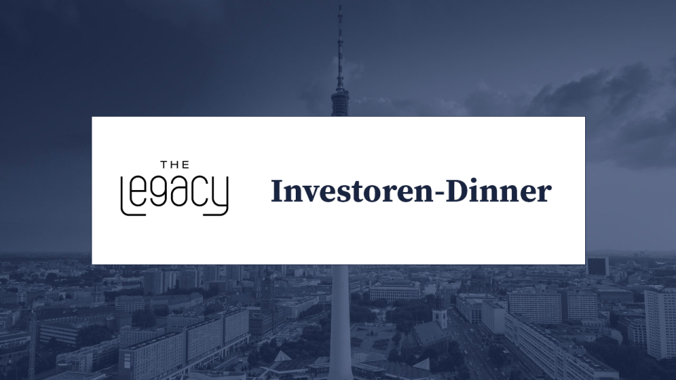 Investoren-Dinner Frankfurt September 2023