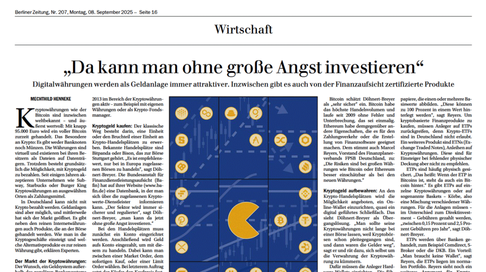 Interview mit der Berliner Zeitung